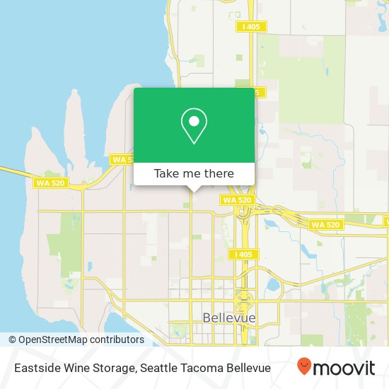 Eastside Wine Storage map