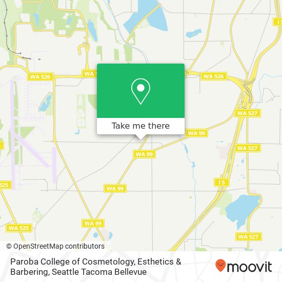 Paroba College of Cosmetology, Esthetics & Barbering map