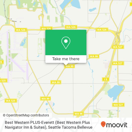 Best Western PLUS-Everett (Best Western Plus Navigator Inn & Suites) map