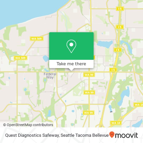 Quest Diagnostics Safeway map