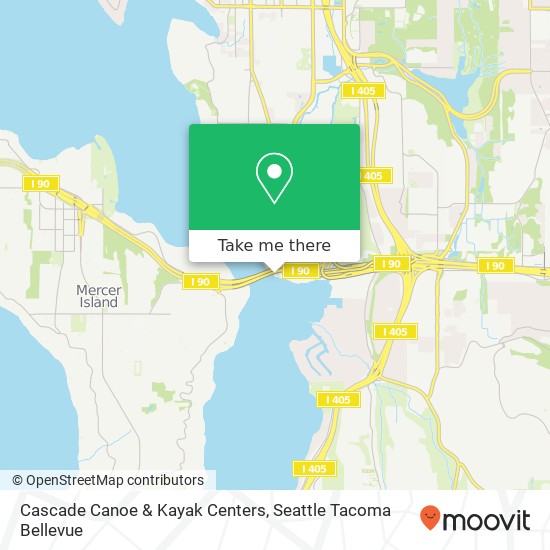 Cascade Canoe & Kayak Centers map