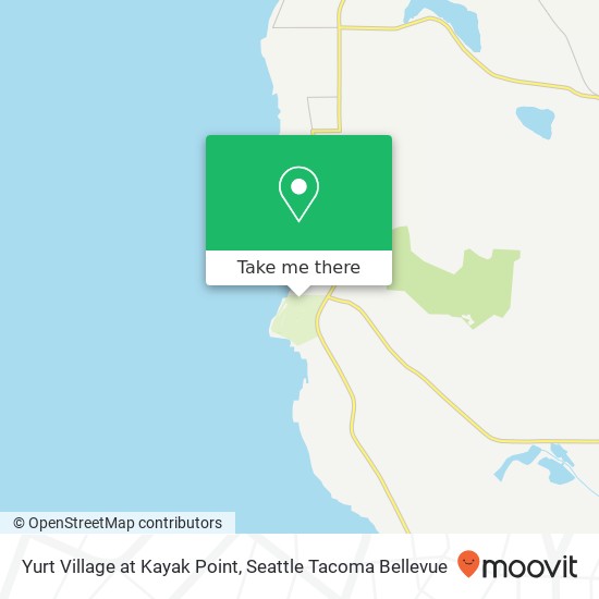 Yurt Village at Kayak Point map