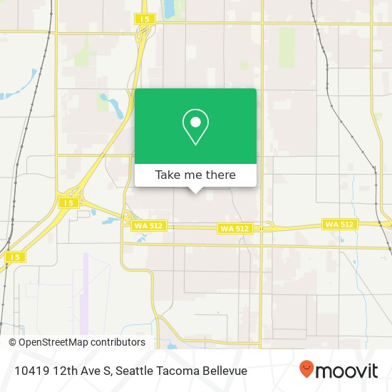 Mapa de 10419 12th Ave S