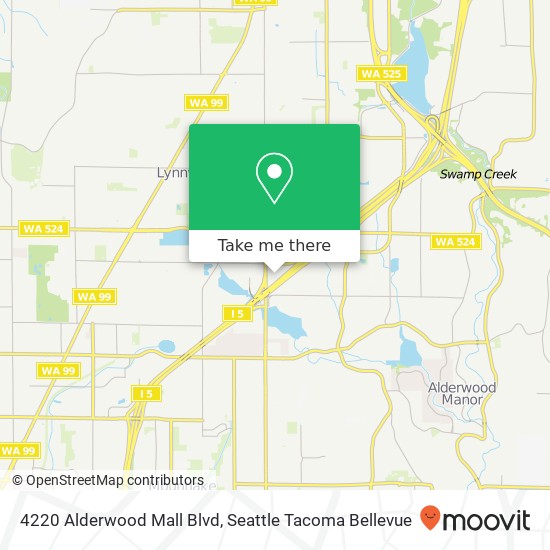 4220 Alderwood Mall Blvd map