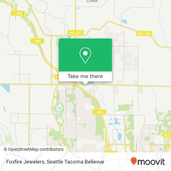 Mapa de Foxfire Jewelers