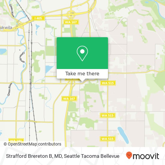 Strafford Brereton B, MD map