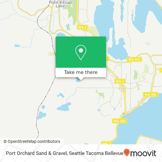 Port Orchard Sand & Gravel map