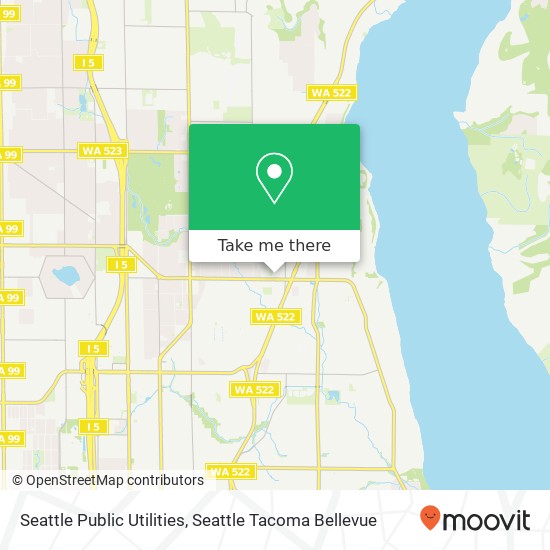 Mapa de Seattle Public Utilities