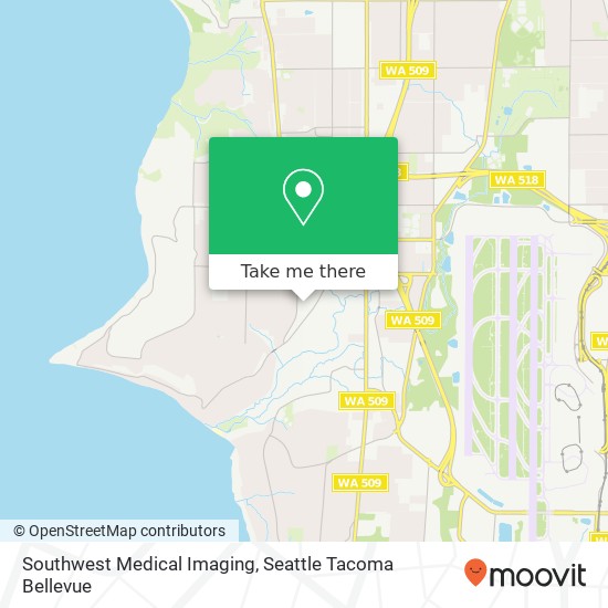 Southwest Medical Imaging map