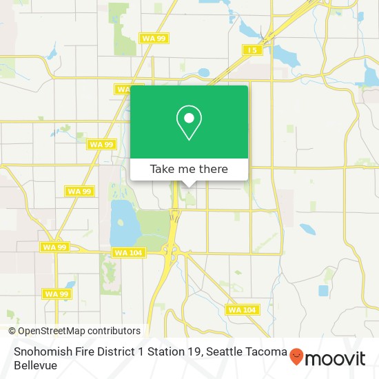 Snohomish Fire District 1 Station 19 map