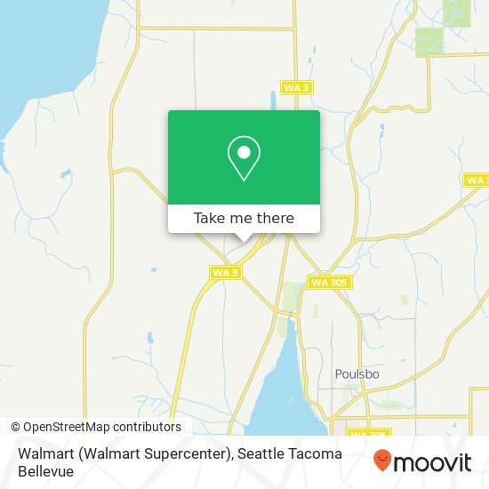 Mapa de Walmart (Walmart Supercenter)