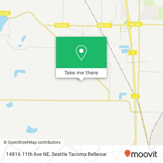 Mapa de 14816 11th Ave NE