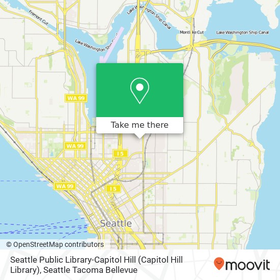 Seattle Public Library-Capitol Hill (Capitol Hill Library) map