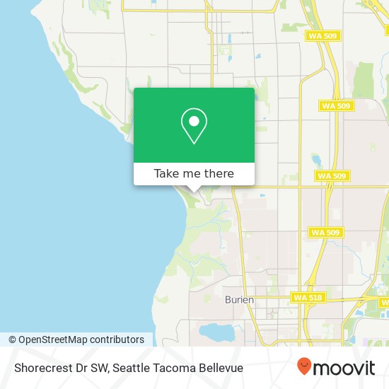 Shorecrest Dr SW map