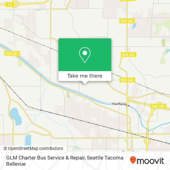 GLM Charter Bus Service & Repair map