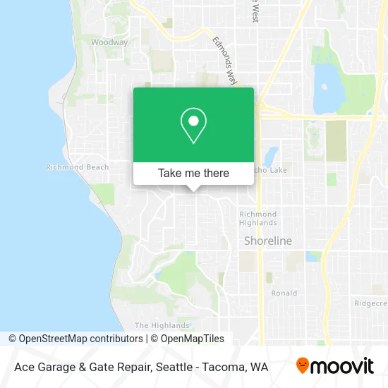 Mapa de Ace Garage & Gate Repair