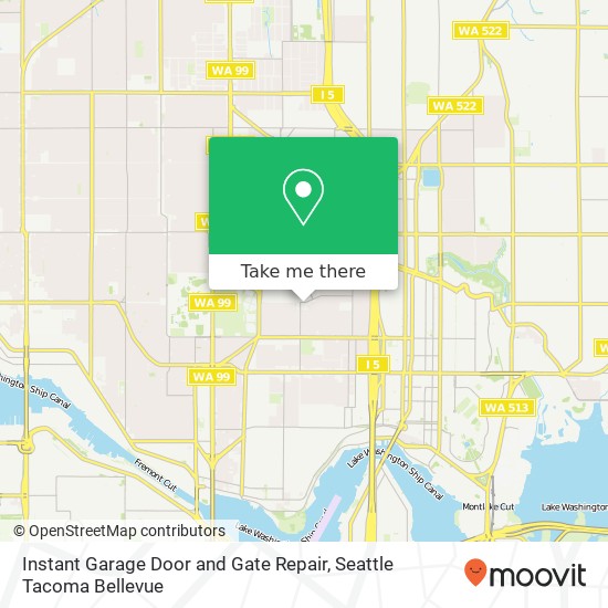 Instant Garage Door and Gate Repair map