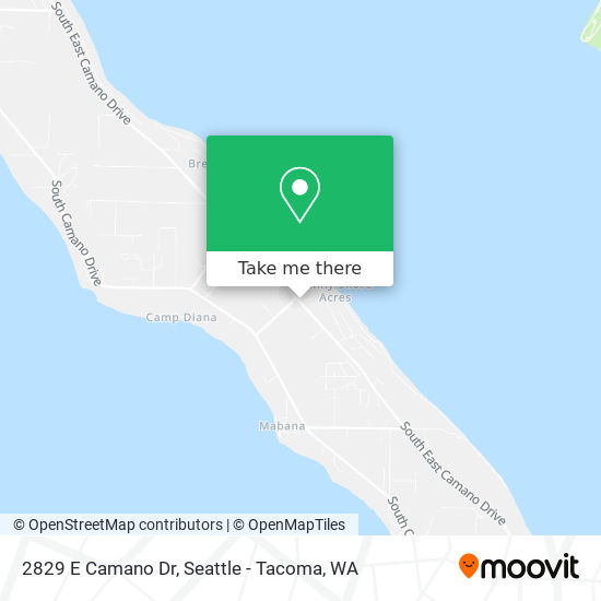 2829 E Camano Dr map