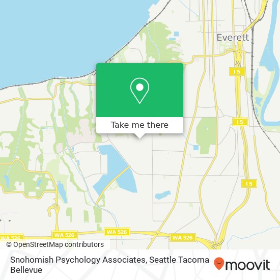 Snohomish Psychology Associates map