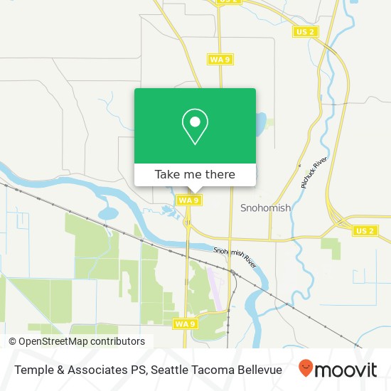 Mapa de Temple & Associates PS