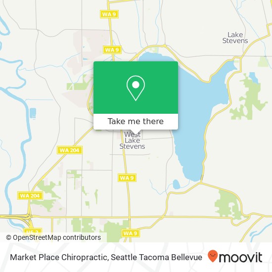 Mapa de Market Place Chiropractic