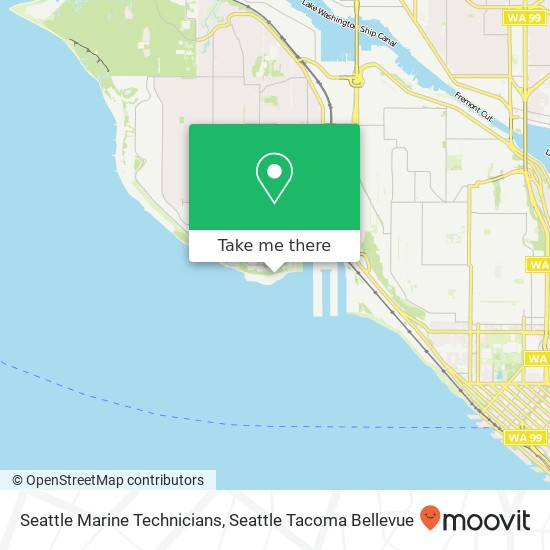 Mapa de Seattle Marine Technicians