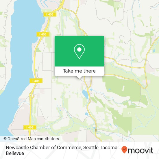 Mapa de Newcastle Chamber of Commerce