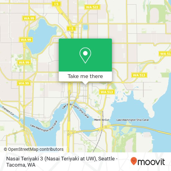 Nasai Teriyaki 3 (Nasai Teriyaki at UW) map