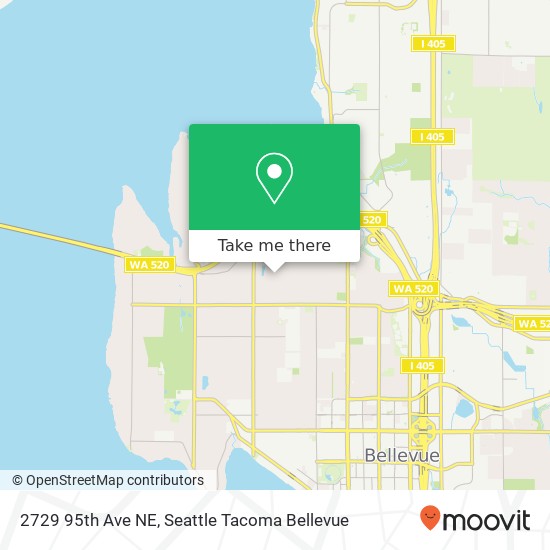 Mapa de 2729 95th Ave NE