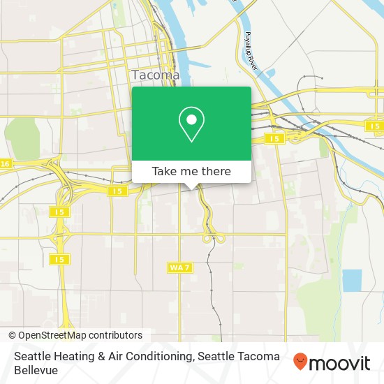 Seattle Heating & Air Conditioning map