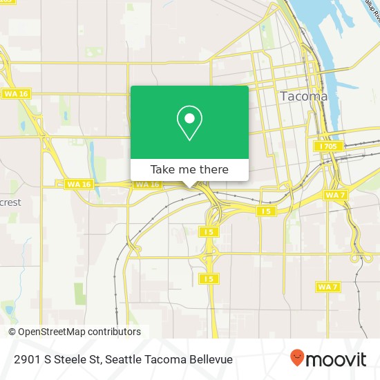 2901 S Steele St map