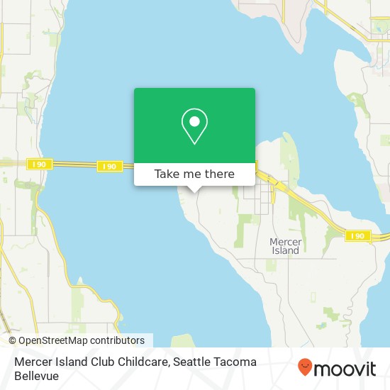 Mercer Island Club Childcare map