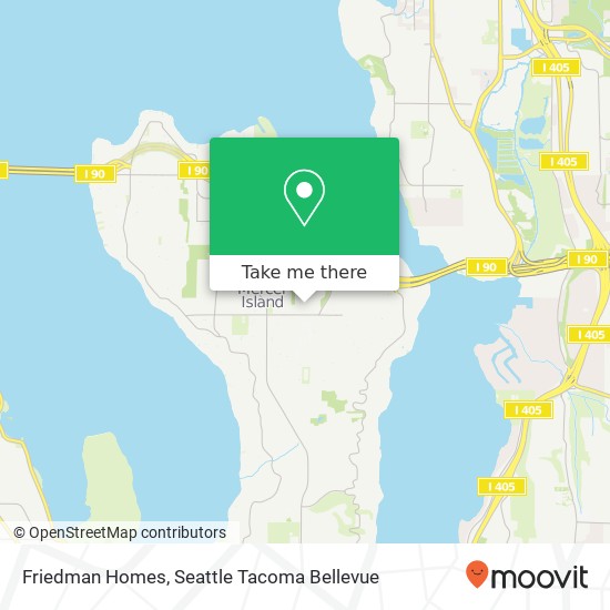 Friedman Homes map