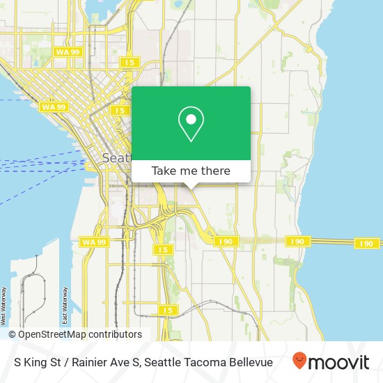 S King St / Rainier Ave S map