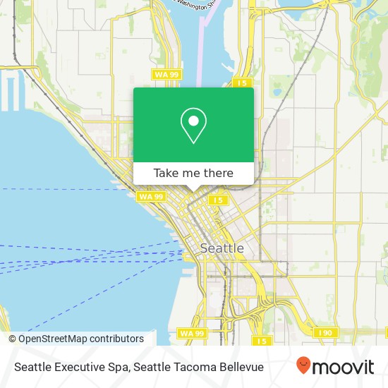 Seattle Executive Spa map