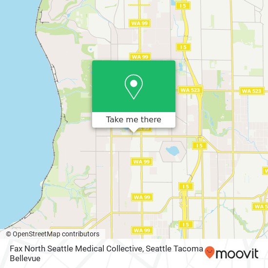 Mapa de Fax North Seattle Medical Collective