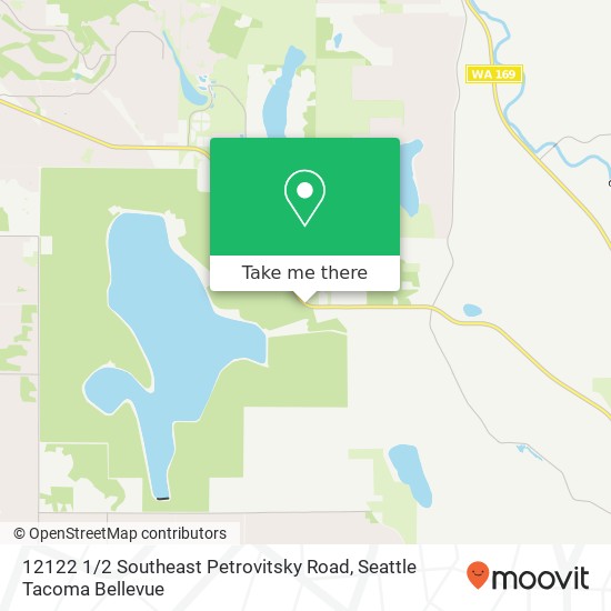 Mapa de 12122 1 / 2 Southeast Petrovitsky Road