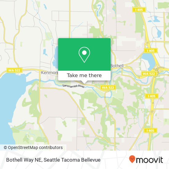 Mapa de Bothell Way NE