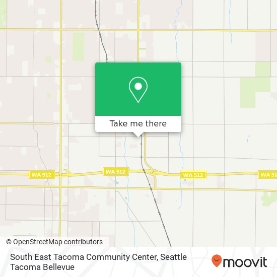 Mapa de South East Tacoma Community Center