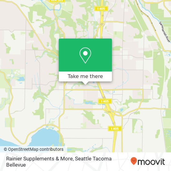 Rainier Supplements & More map