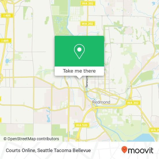 Courts Online map