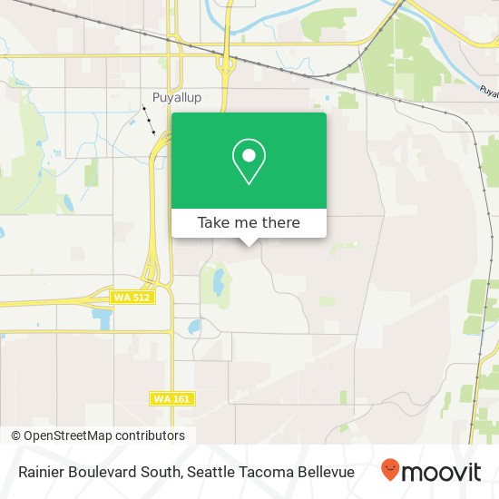 Rainier Boulevard South map