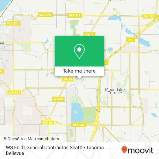 WS Feldt General Contractor map