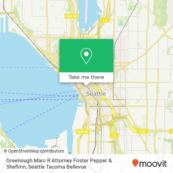 Mapa de Greenough Marc R Attorney Foster Pepper & Sheflmn