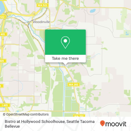 Bistro at Hollywood Schoolhouse map