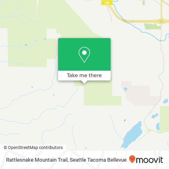 Mapa de Rattlesnake Mountain Trail