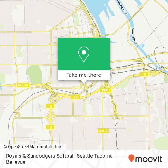 Royals & Sundodgers Softball map