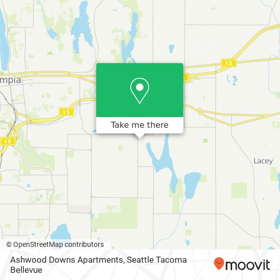 Mapa de Ashwood Downs Apartments