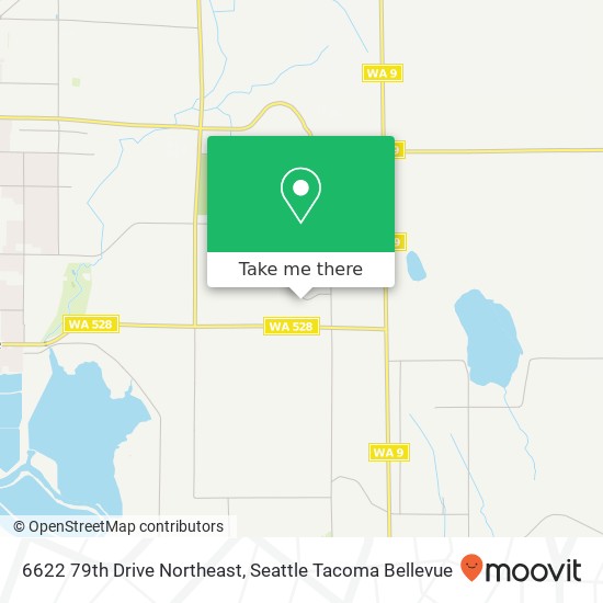 Mapa de 6622 79th Drive Northeast