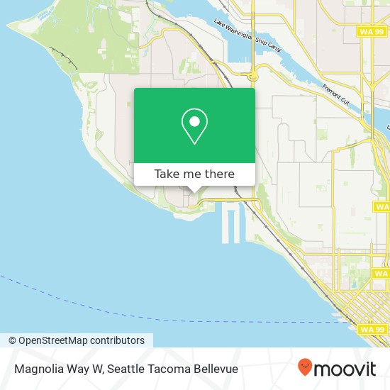 Magnolia Way W map
